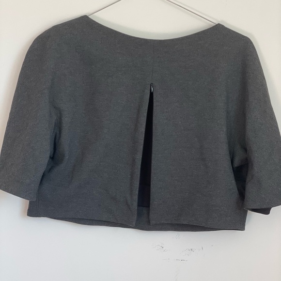 Anne Fontaine Charcoal Grey Top Size 42 - Picture 3 of 6